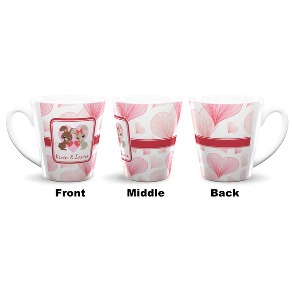 Hearts & Bunnies 12 Oz Latte Mug - Approval