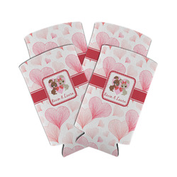 Hearts & Bunnies Can Cooler (tall 12 oz) - Set of 4 (Personalized)