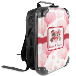 Hearts & Bunnies Kids Hard Shell Backpack (Personalized)