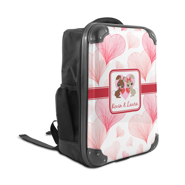 Hearts & Bunnies 15" Backpack - ANGLE VIEW