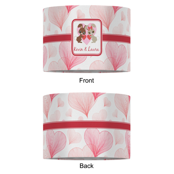 Hearts & Bunnies 16" Drum Lampshade - APPROVAL (Fabric)