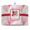 Hearts & Bunnies Drum Pendant Lamp (Personalized)