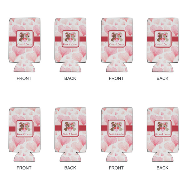 Hearts & Bunnies 16oz Can Sleeve - Set of 4 - APPROVAL