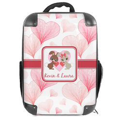 Hearts & Bunnies Hard Shell Backpack (Personalized)
