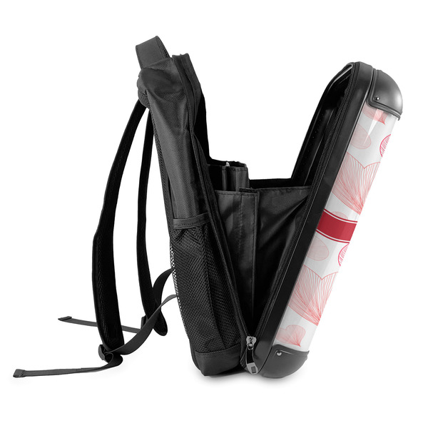Hearts & Bunnies 18" Hard Shell Backpacks - SIDE OPEN