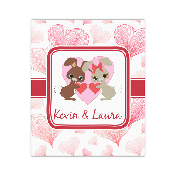 Hearts & Bunnies 20x24 - Canvas Print - Front View