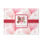 Hearts & Bunnies 5' x 7' Patio Rug (Personalized)