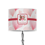 Hearts & Bunnies 8" Drum Lamp Shade - Poly-film (Personalized)