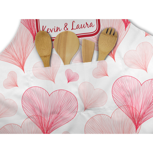 Hearts & Bunnies Apron - Pocket Detail with Props