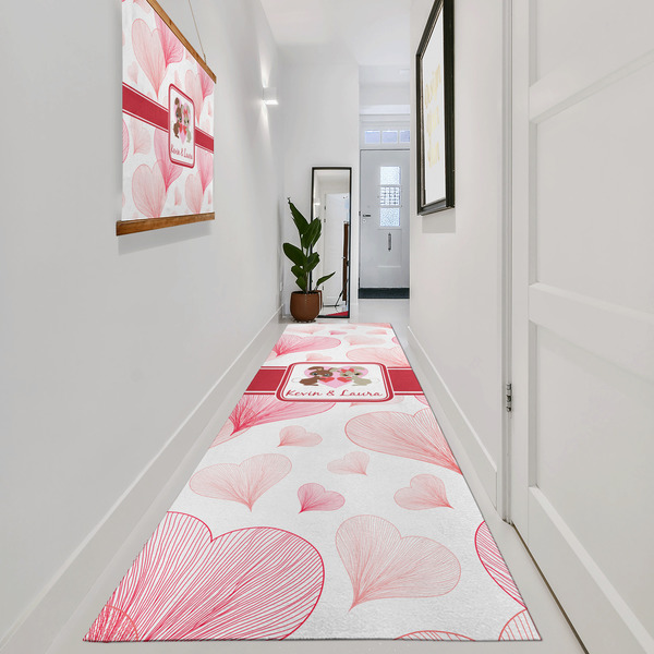 Hearts & Bunnies Area Rug Sizes - In Context (vertical)