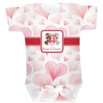 Hearts & Bunnies Baby Bodysuit 0-3 (Personalized)