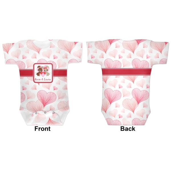 Hearts & Bunnies Baby Bodysuit Approval