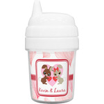 Hearts & Bunnies Baby Sippy Cup (Personalized)