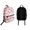 Hearts & Bunnies Backpack front and back - Apvl