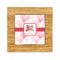 Hearts & Bunnies Bamboo Trivet with Ceramic Tile Insert (Personalized)
