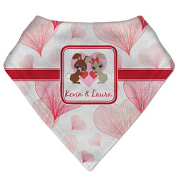 Hearts & Bunnies Bandana Bib (Personalized)