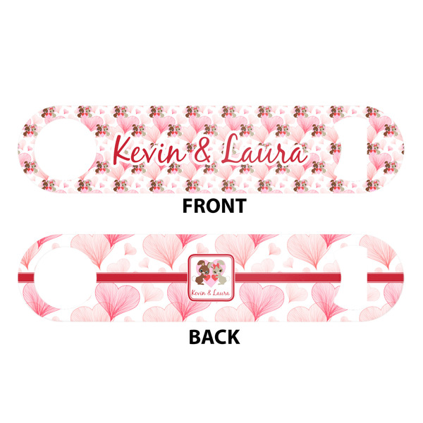 Hearts & Bunnies Bar Bottle Opener - White - Approval