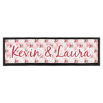 Hearts & Bunnies Bar Mat (Personalized)