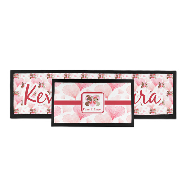 Hearts & Bunnies Bar Mat - Parent Main