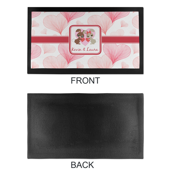 Hearts & Bunnies Bar Mat - Small - APPROVAL