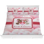 Hearts & Bunnies Comforter Set - King (Personalized)