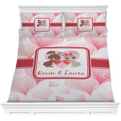 Hearts & Bunnies Comforters (Personalized)