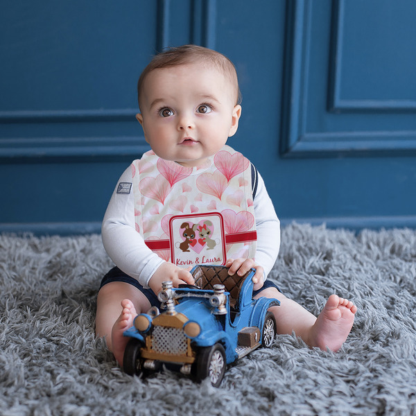 Hearts & Bunnies Bib Lifestyle Boy