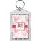 Hearts & Bunnies Bling Keychain (Personalized)