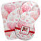 Hearts & Bunnies Burp Cloth (Personalized)