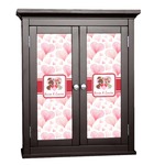 Hearts & Bunnies Cabinet Decal - Custom Size (Personalized)
