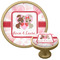 Hearts & Bunnies Cabinet Knob - Gold (Personalized)