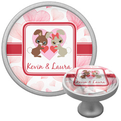 Hearts & Bunnies Cabinet Knob (Personalized)
