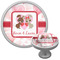 Hearts & Bunnies Cabinet Knob (Silver) (Personalized)