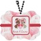 Hearts & Bunnies Rear View Mirror Charm (Personalized)