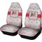 Hearts & Bunnies Car Seat Covers (Set of Two) (Personalized)