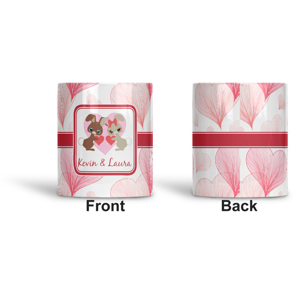 Hearts & Bunnies Ceramic Pen Holder - Apvl