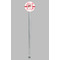 Hearts & Bunnies Clear Plastic 7" Stir Stick - Round - Single Stick
