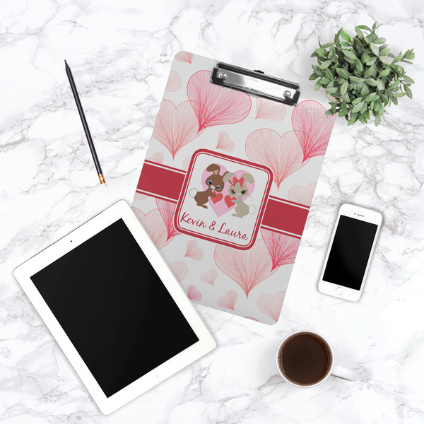 Hearts & Bunnies Clipboard - Lifestyle Photo