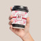 Hearts & Bunnies Coffee Cup Sleeve - LIFESTYLE