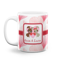 Hearts & Bunnies Coffee Mug (Personalized)