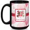 Hearts & Bunnies Coffee Mug - 15 oz - Black Full