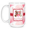 Hearts & Bunnies Coffee Mug - 15 oz - White