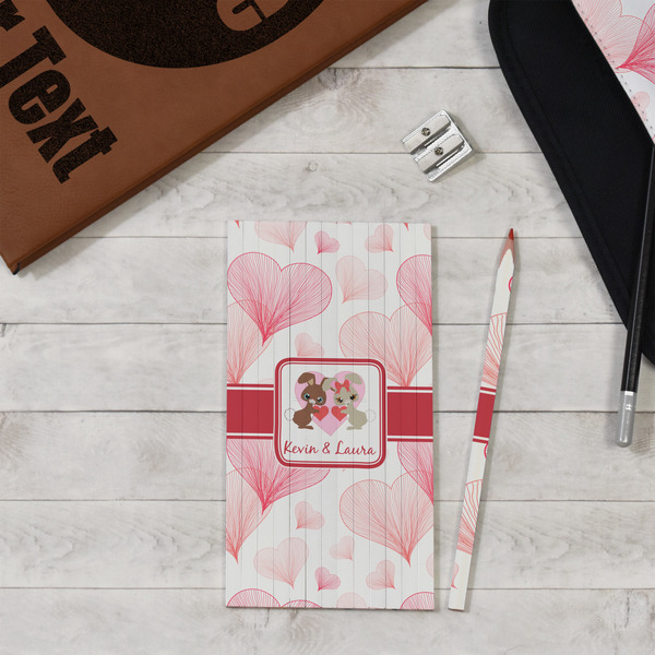 Hearts & Bunnies Colored Pencils - In Context