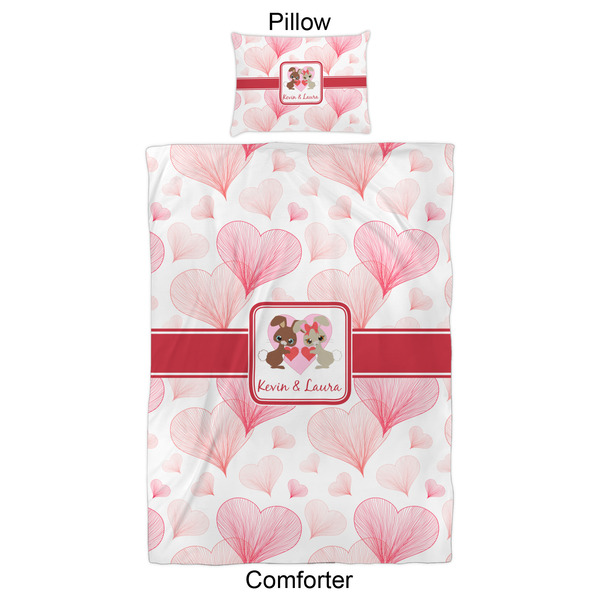 Hearts & Bunnies Comforter Set - Twin XL - Approval