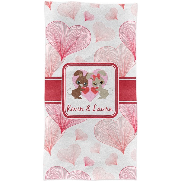 Hearts & Bunnies Crib Comforter/Quilt - Apvl