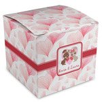 Hearts & Bunnies Cube Favor Gift Boxes (Personalized)