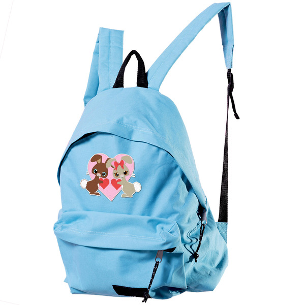 Hearts & Bunnies Custom Shape Iron On Patches - XL single APPROVAL