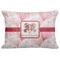 Hearts & Bunnies Decorative Baby Pillowcase - 16"x12" (Personalized)