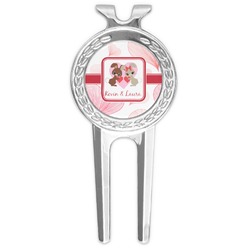 Hearts & Bunnies Golf Divot Tool & Ball Marker (Personalized)