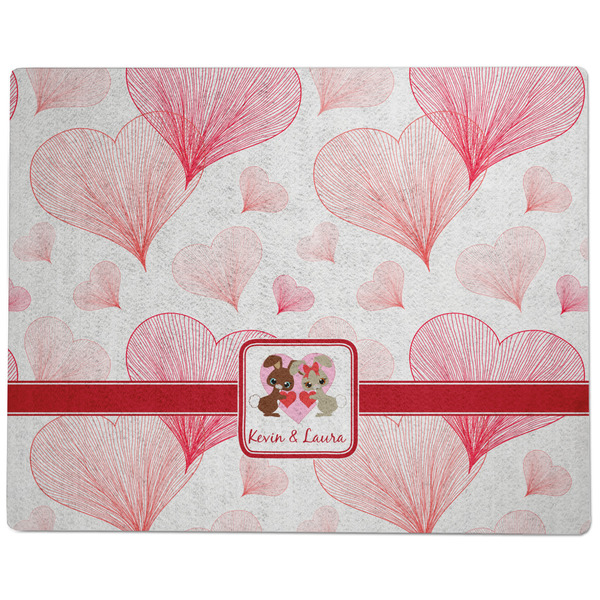 Hearts & Bunnies Dog Food Mat - Large without Bowls